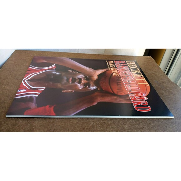 VTG 1990 Beckett MICHAEL JORDAN Basketball Card Magazine Premier Issue #1 SHARP! - Picture 8 of 14